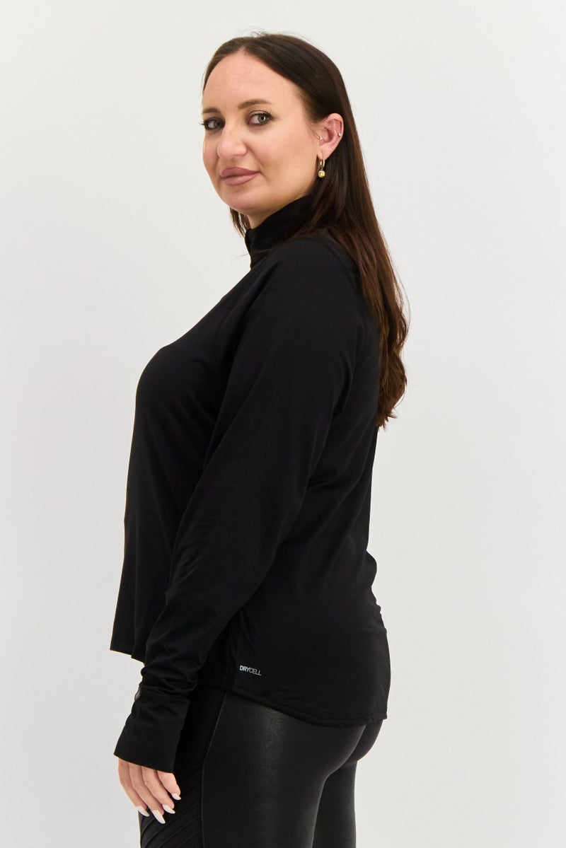 PUMA Women Sportswear Fit Long Sleeve Training Sweatshirt, Black - Image 2